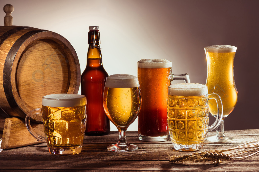 奥丁格啤酒历年包装(杯酒人生---瓦伦丁酒杯和奥丁格啤酒)